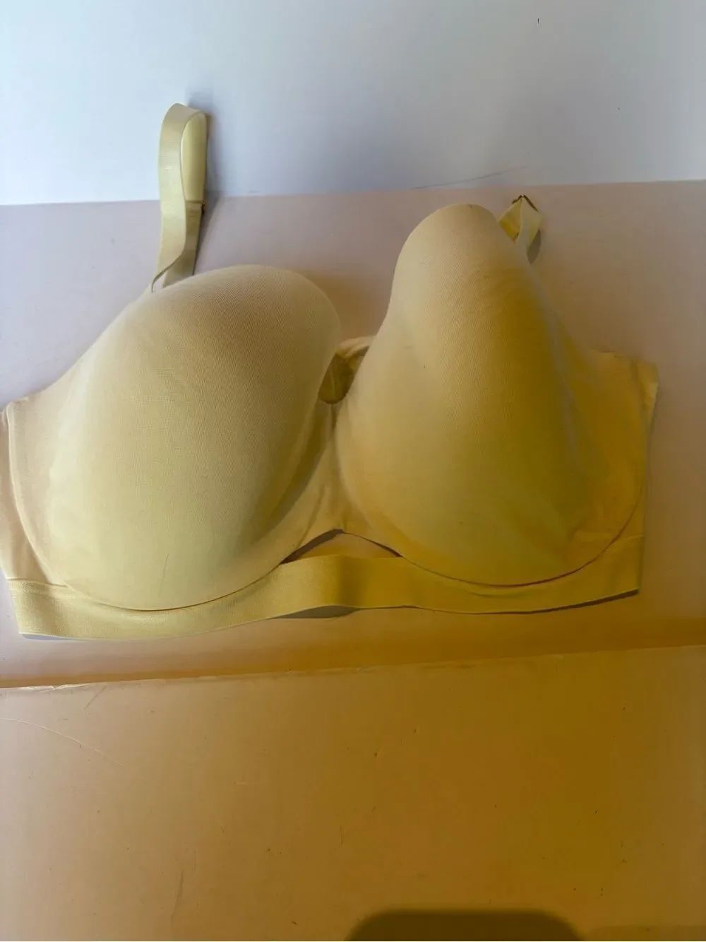 Third Love 24/7 Cotton T-Shirt Bra UW Cream Size 40D
